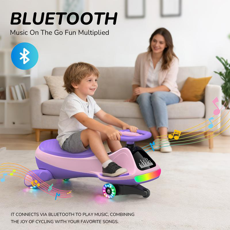Electric Light-Up Kids Drift Ride