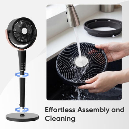 Adjustable Quiet Bedroom Cooling Fan