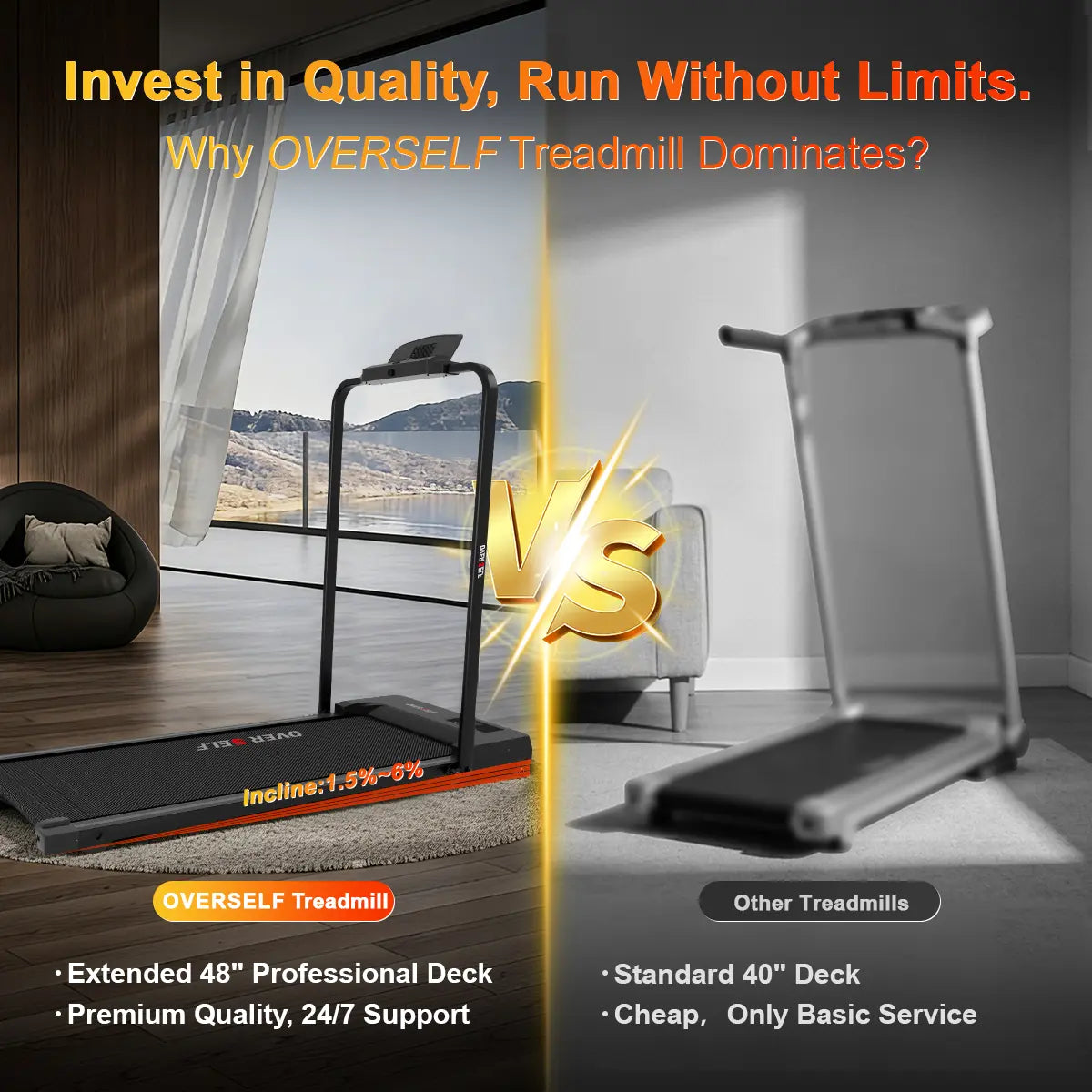 Foldable Dual Mode Walking Treadmill