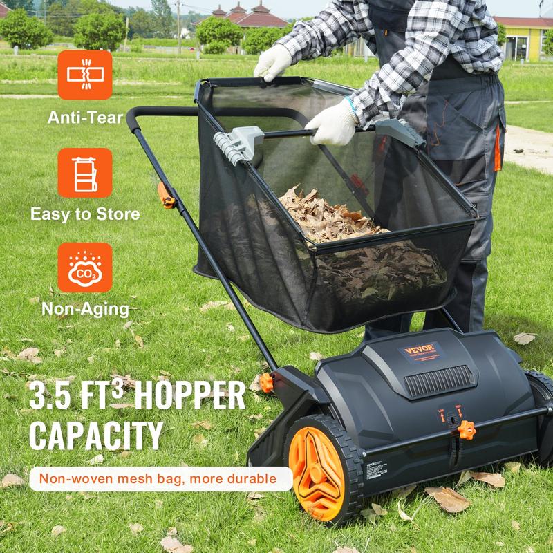 Push Yard Leaf Collection Sweeper