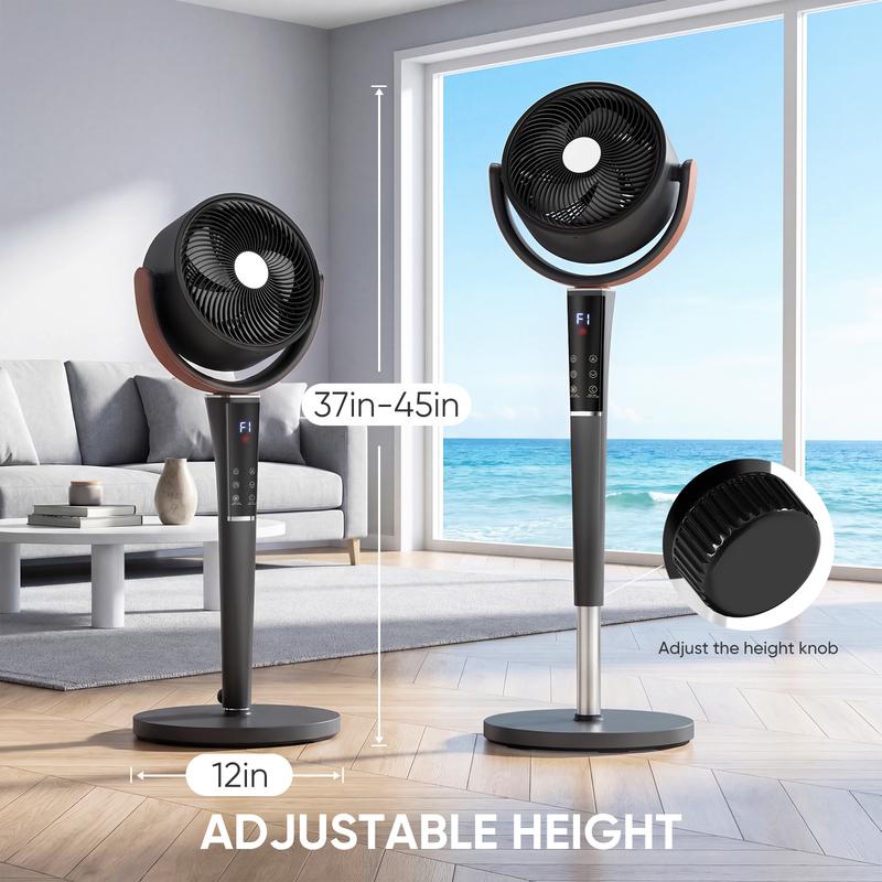 Adjustable Quiet Bedroom Cooling Fan