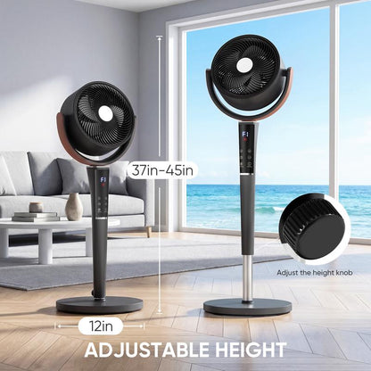 Adjustable Quiet Bedroom Cooling Fan
