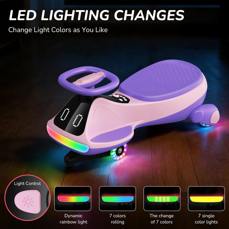 Electric Light-Up Kids Drift Ride