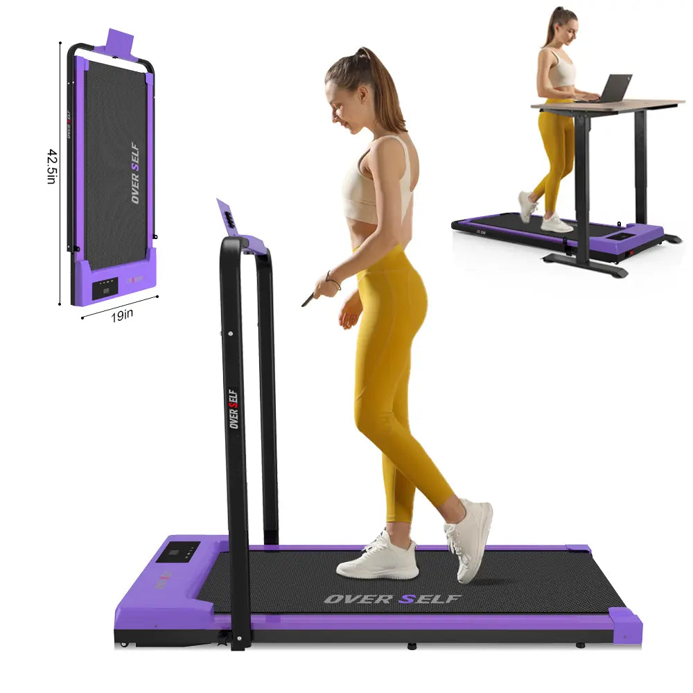 Foldable Dual Mode Walking Treadmill