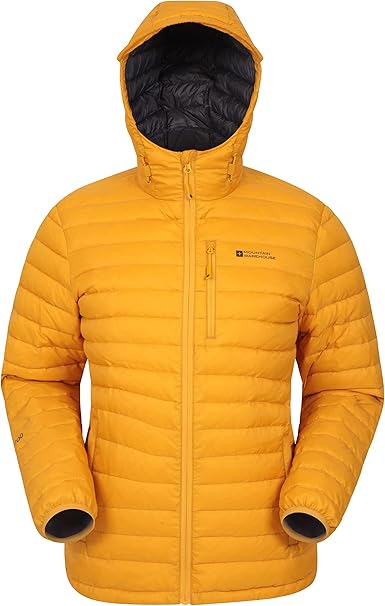 Mens Down Padded Jacket - Water Resistant Puffer Coat